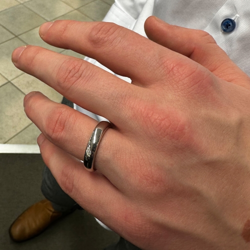 Soft Vitguld Carl Hoff 4 mm