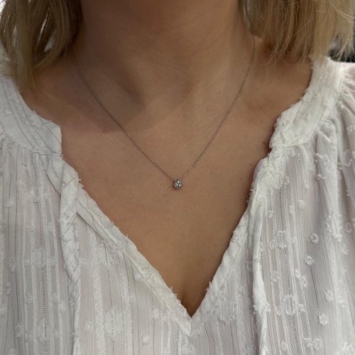 Briljanthalsband Vitguld Carl Hoff Selection