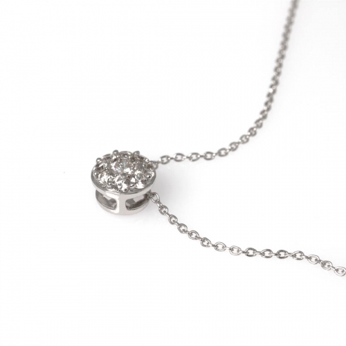 Briljanthalsband Vitguld Carl Hoff Selection