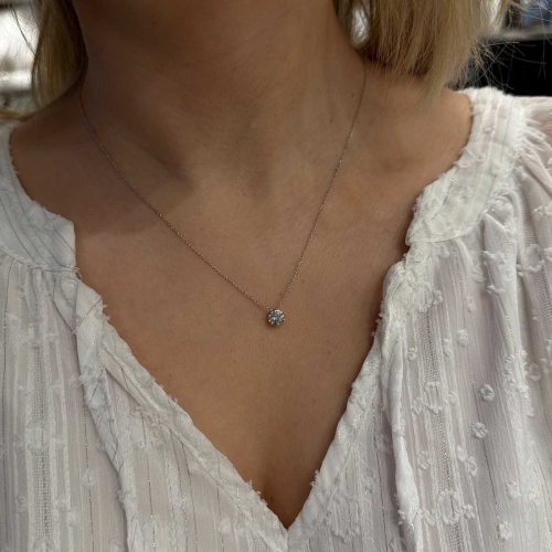 Briljanthalsband Vitguld Carl Hoff Selection