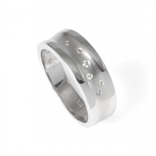 Briljantring Vitguld 0,05ct Carl Hoff Selection