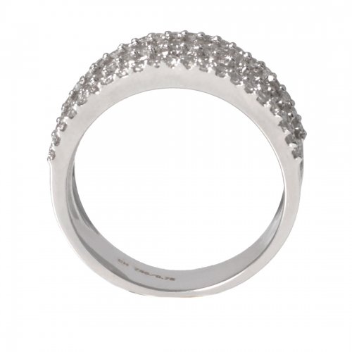 Alliancering Vitguld Diamanter Carl Hoff Selection