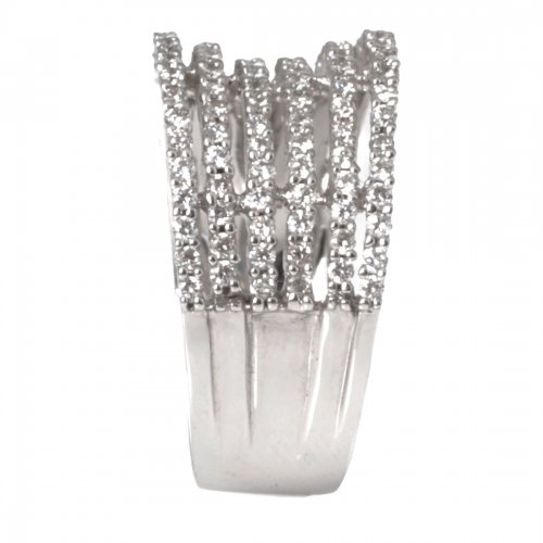 Alliancering Vitguld Diamanter Carl Hoff Selection