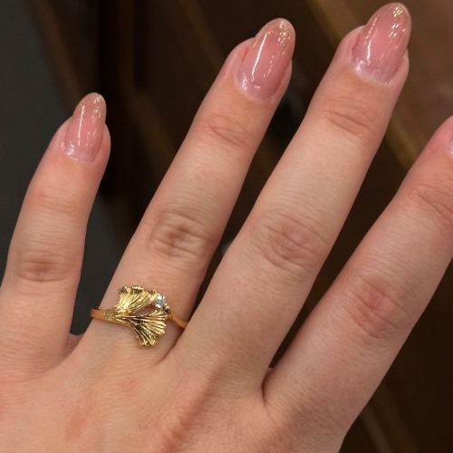 Guldring Solfjäder Carl Hoff Selection