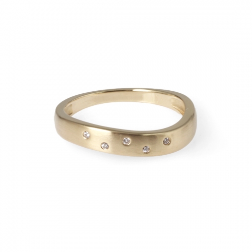 Diamantring Guld Carl Hoff Selection