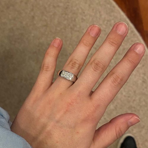 Briljantring Pavéklack Vitguld Carl Hoff Selection