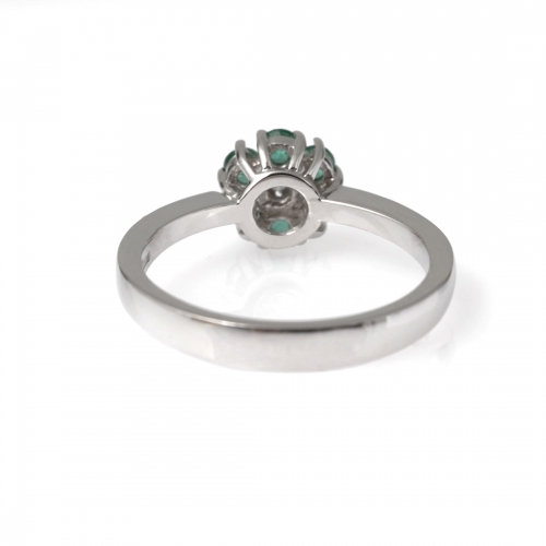 Smaragdring Vitguld Carl Hoff Selection