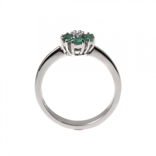 Smaragdring Vitguld Carl Hoff Selection