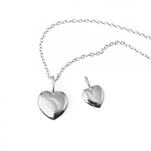 Silverhjärta Litet Hänge Carl Hoff Design