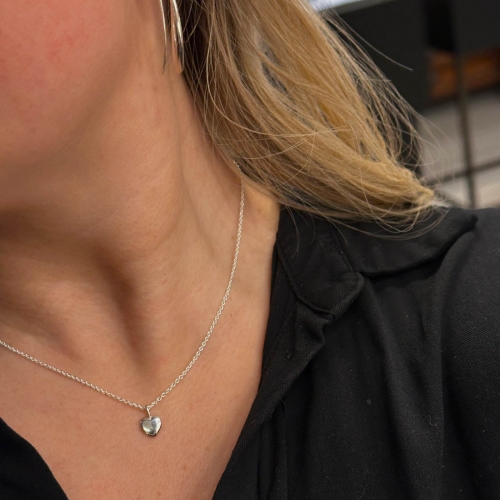 Silverhjärta Litet Hänge Carl Hoff Design