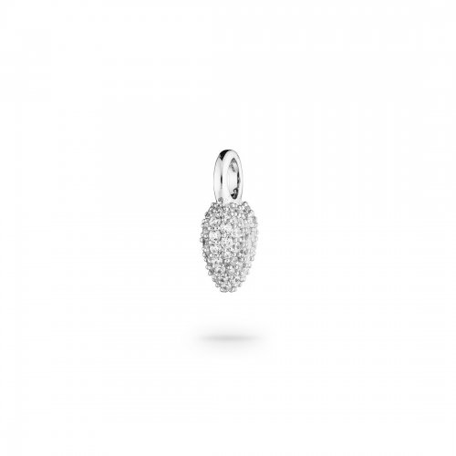 Signature Eternal Heart Mini Pendant Bergkristall Silver Charlotte Bonde