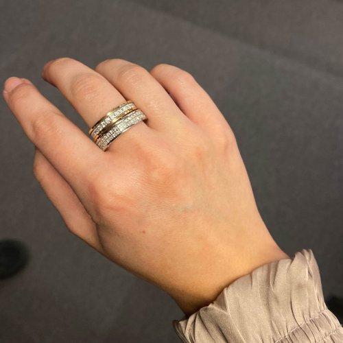 Aeternitas Alliansring Rosé 1,02ct Chimento