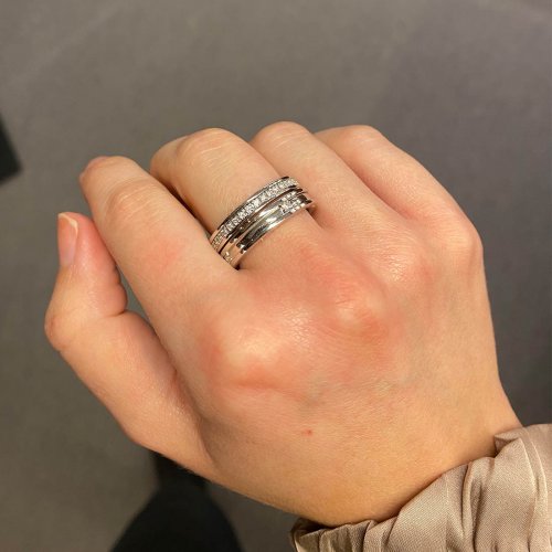 Aeternitas Alliansring Vitguld 0,32ct Chimento