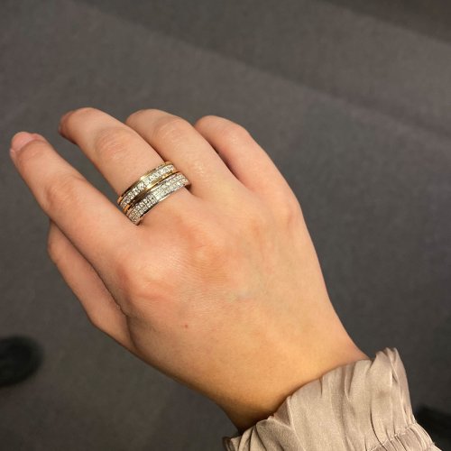 Aeternitas Alliansring Vitguld 0,62ct Chimento