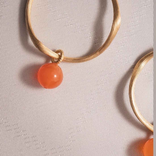 Globe Hängen Karneol (par) Dulong