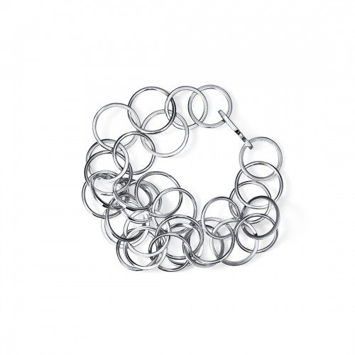 Silverarmband Messy Rings
