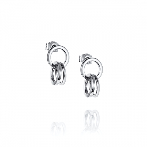 Silverörhängen Messy Rings Ear