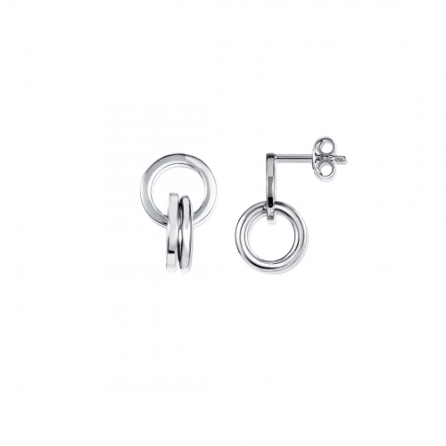 Silverörhängen Messy Rings Ear