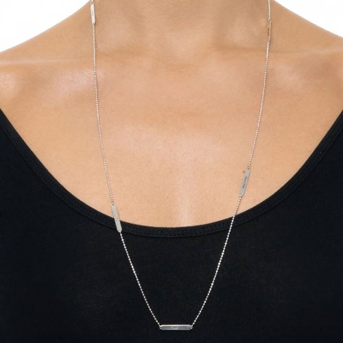 Power Plates Long Necklace 80 cm Efva Attling