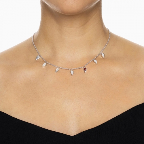 Sparkle of Life collier röd Granat