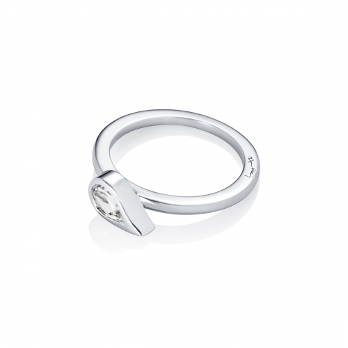Ring Sparkle of Life Silver Vit topas