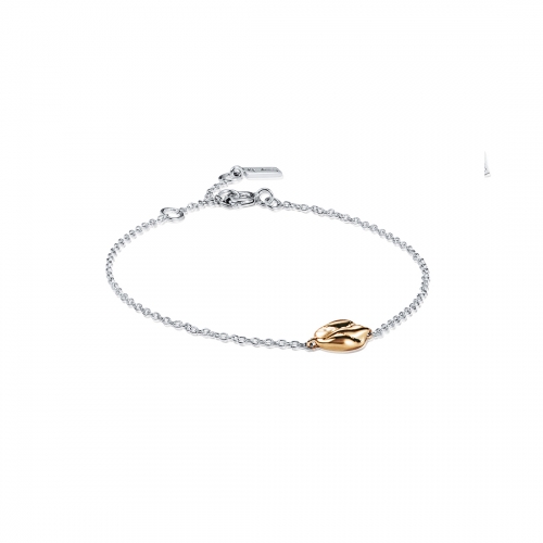 Armband Nugget Silver/Förgyllt silver
