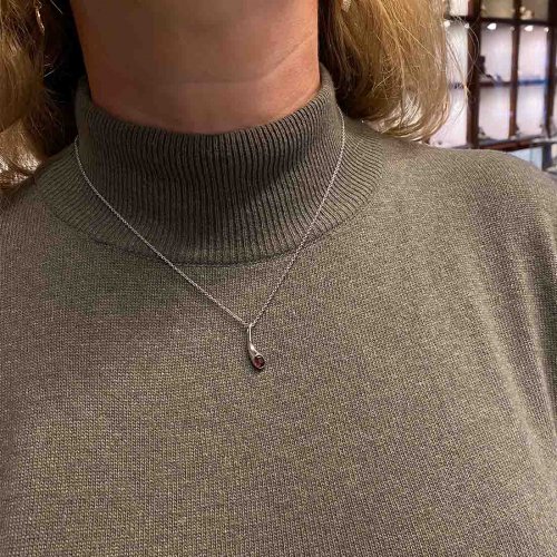 Carnival Hänge Vitguld Rubellite Georg Jensen