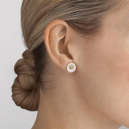 Daisy Örhängen 11 mm Förgyllda Georg Jensen