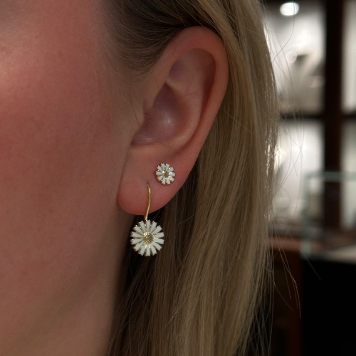 Daisy Krok Örhängen 11mm Georg Jensen