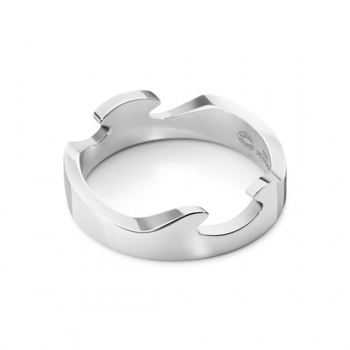 Fusion Ytterring Vitguld Georg Jensen