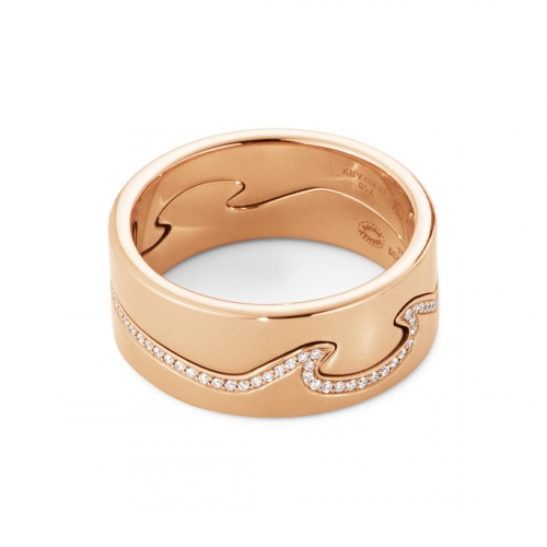 Fusion Line Ytterring Roséguld Georg Jensen
