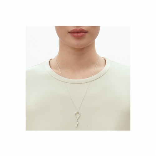 Mercy Swirl Halsband Silver