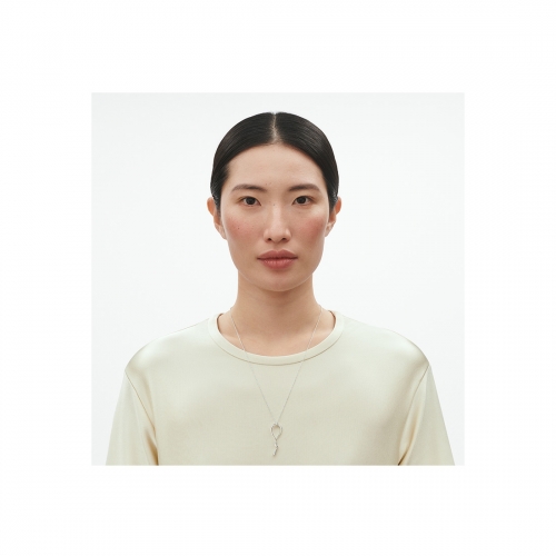 Mercy Swirl Halsband Silver