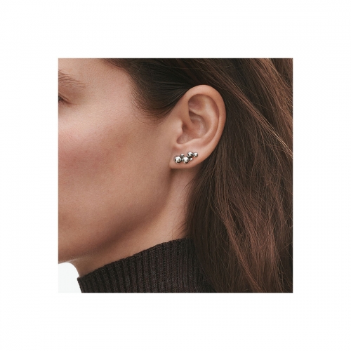 Georg Jensen Moonlight Grades Örhängen Silver