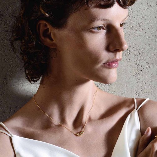 Moonlight Grapes Halsband Guld Georg Jensen