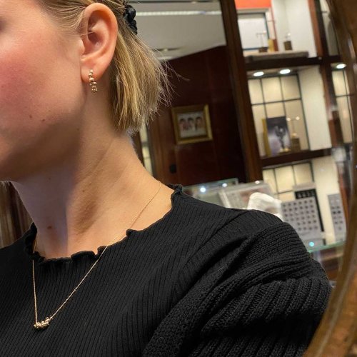 Moonlight Grapes Creoler Guld Georg Jensen