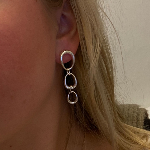 Offspring Örhängen 3 Loops Georg Jensen