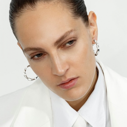 Reflect Chain Hoop Stor Georg Jensen