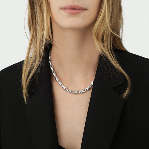 Reflect Medium Necklace Silver Georg Jensen