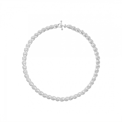 Weft Halsband En Länk