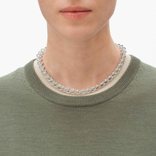 Weft Halsband En Länk