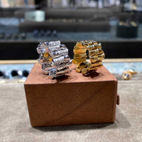 Bamboo Pavé Ring Vitguld Gucci