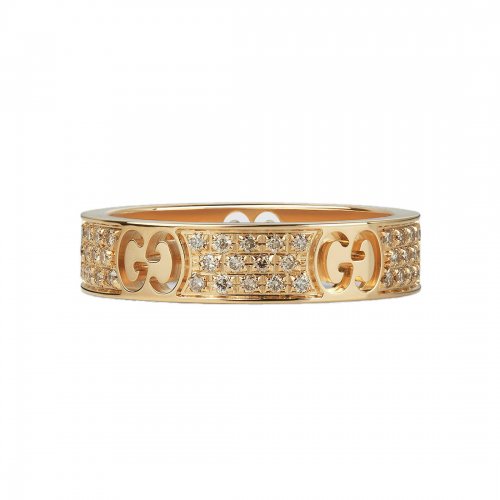 Icon Stardust Ring Guld Diamanter Gucci