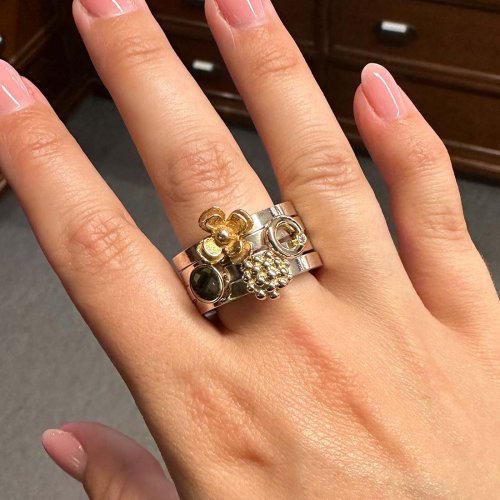 Possibilities Silverring Guldplatta Heiring