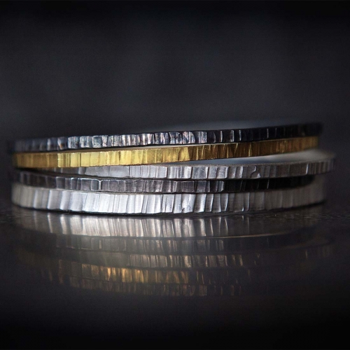 The Beating Of My Heart Armring Guld Jenny Kåberg Metalldesign