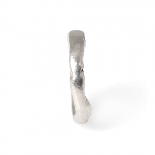 Recycled Thin Ring Silver Jenny Kåberg Metalldesign