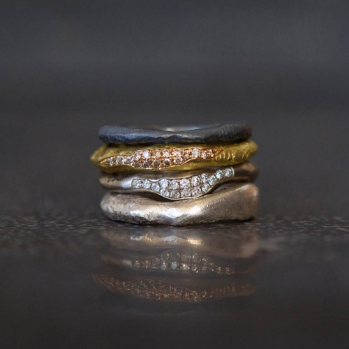 Recycled Thin Ring Silver Jenny Kåberg Metalldesign