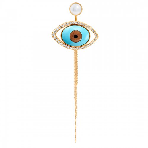 Lotus Påhäng Litet Evil Eye Briljant Krans Ole Lynggaard Copenhagen