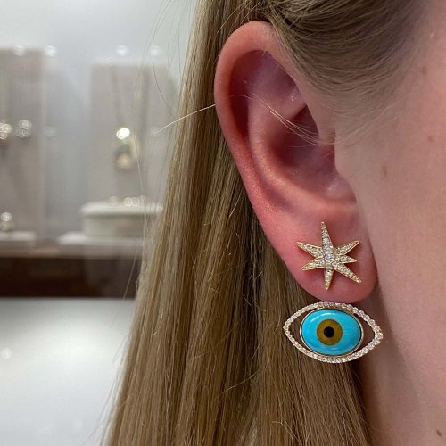 Lotus Påhäng Litet Evil Eye Briljant Krans Ole Lynggaard Copenhagen