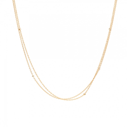 Dual Collier Ankarkedja 30 Guld